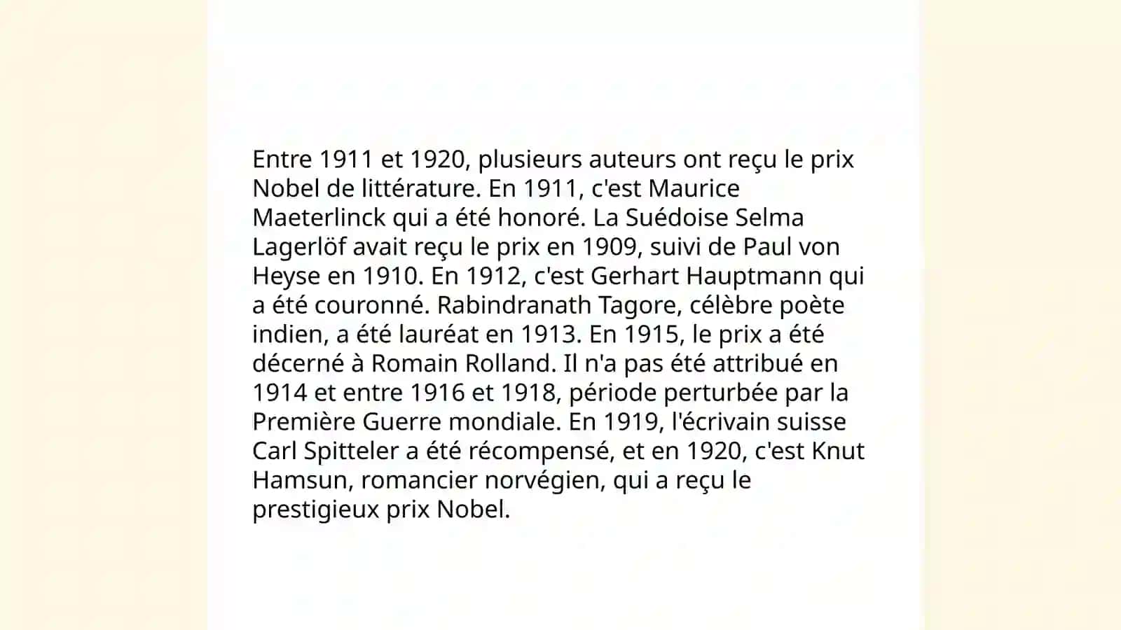 Adabiyot sohasida nobel mukofoti sovrindorlari ro'yxati va asarlari haqida 4