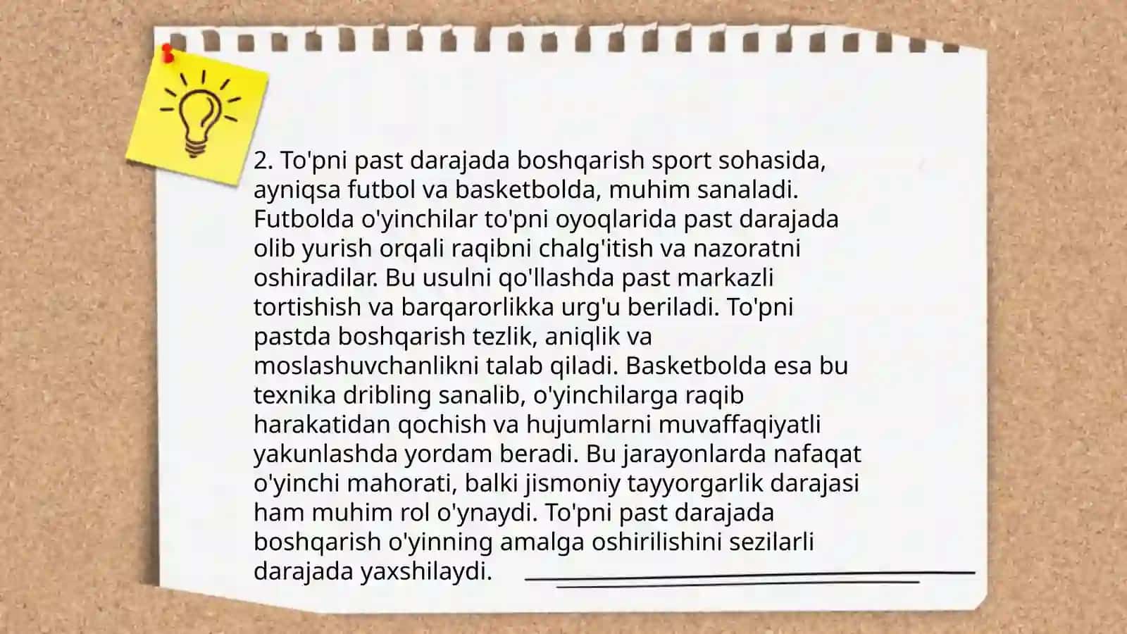 Basketbol o'yinida harakatlanish va to'pni boshqarishning texnik usullarini o'rgatish 4