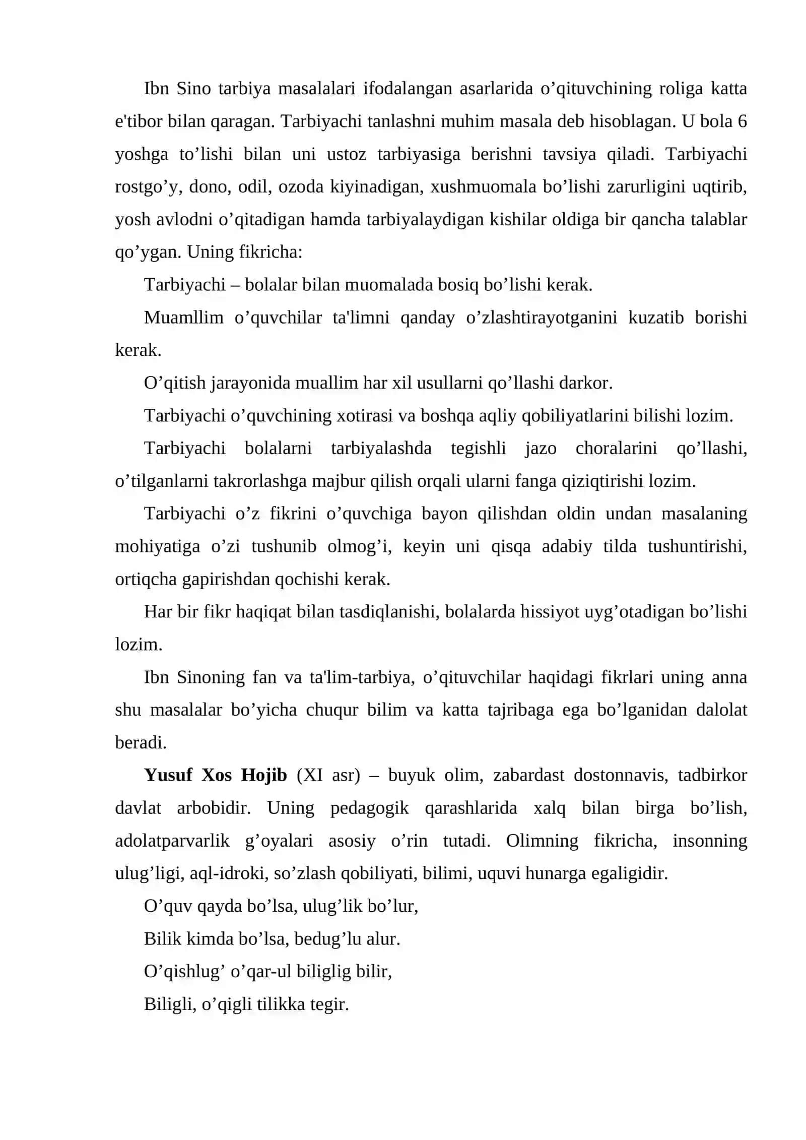 Pedagogik masala va vaziyatlarni yechishda kasbga oid bilimlardan foydalanish 4