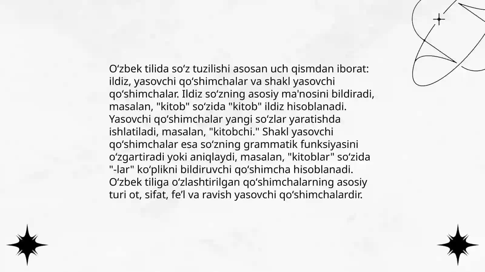 Oʻzbek tilida soʻz va gaplar 4