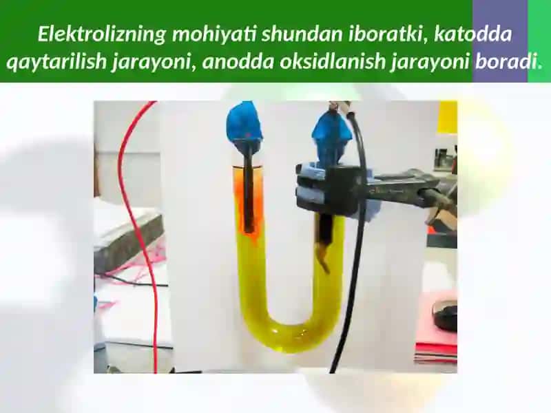 Elektrolizning Amaliyotamiyati 4