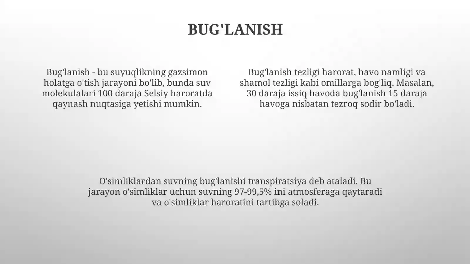 Tabiatda suvning aylanishi 4