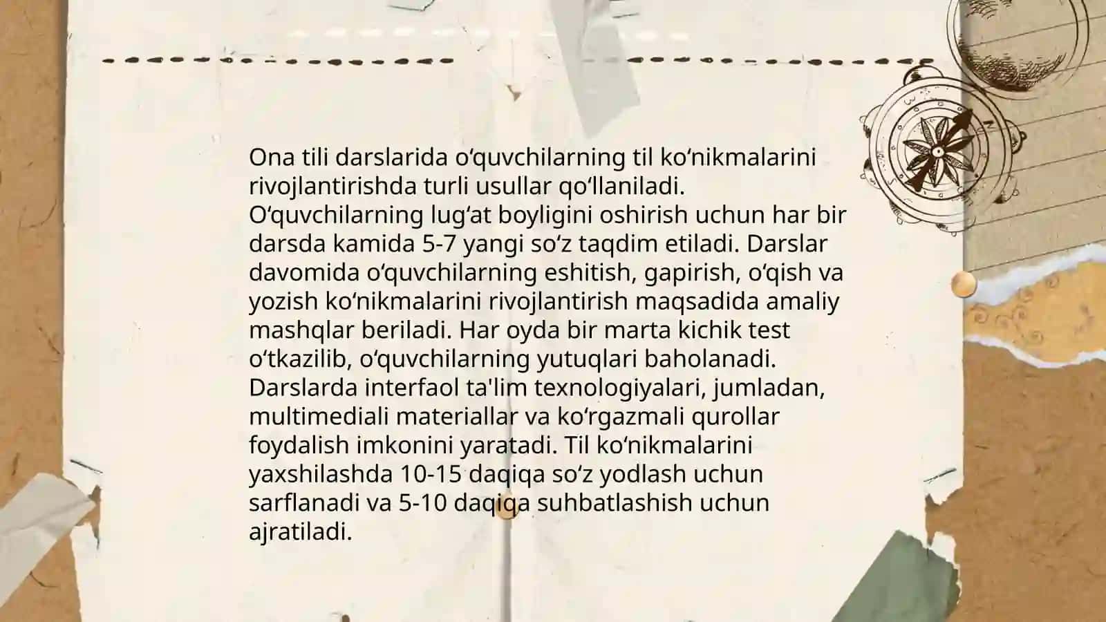 Ona tili darslarining turlari va qurilishi 4
