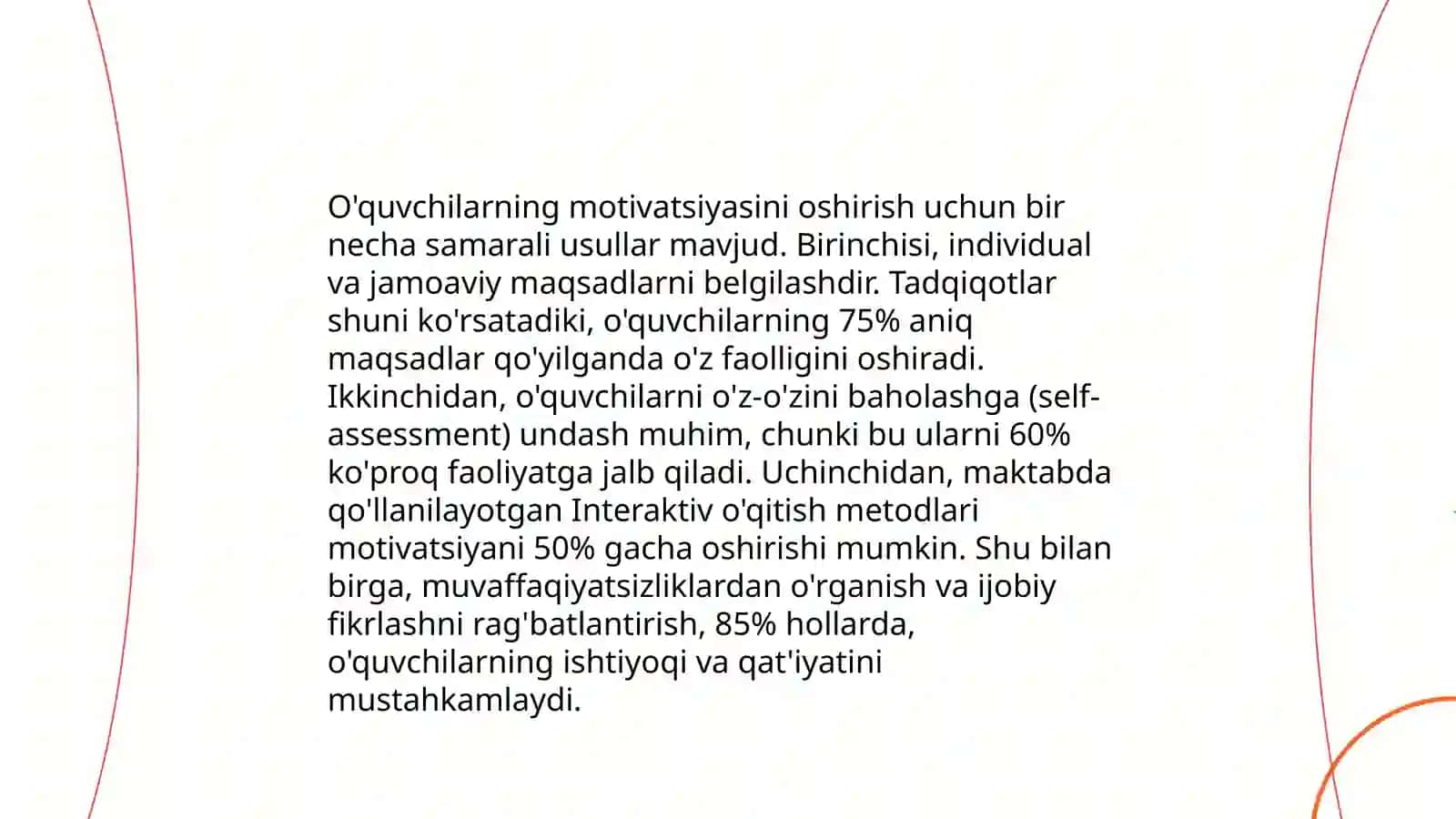 Ta'lim jarayonida psixologik holatni o'rganish 4