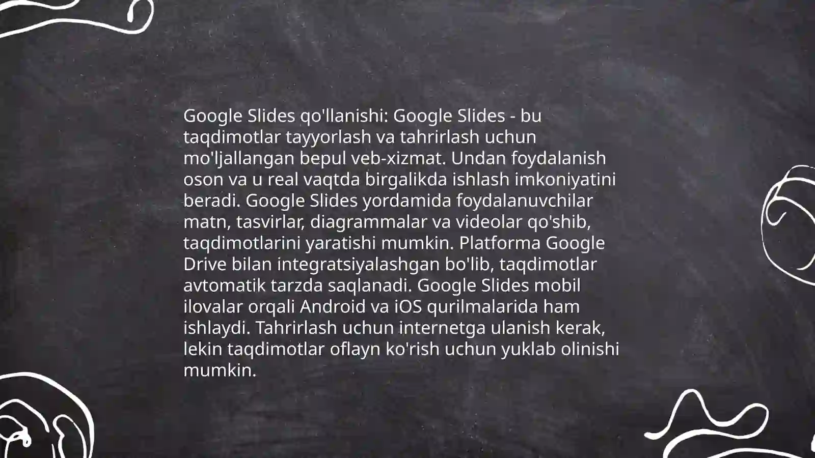 Microsoft PowerPoint imkoniyatlari 4