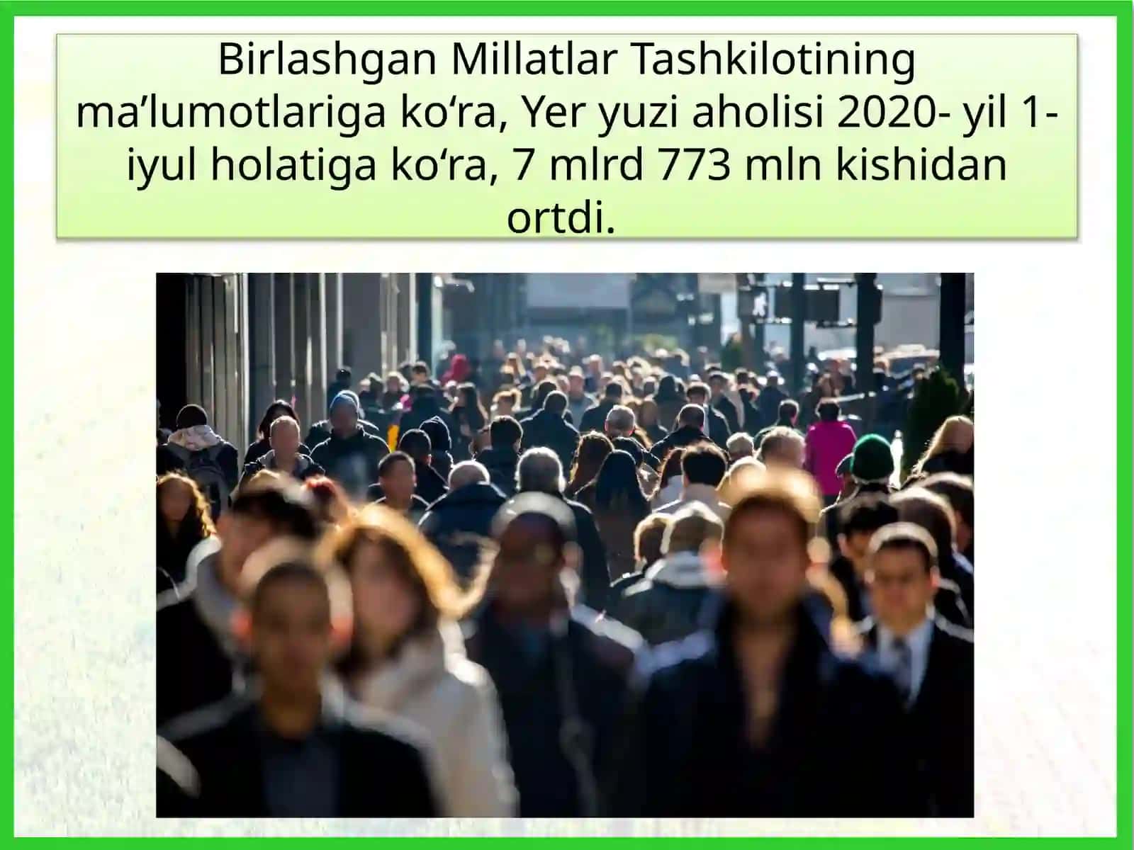 yer yuzi aholisi va uning tabiatga tasiri 4