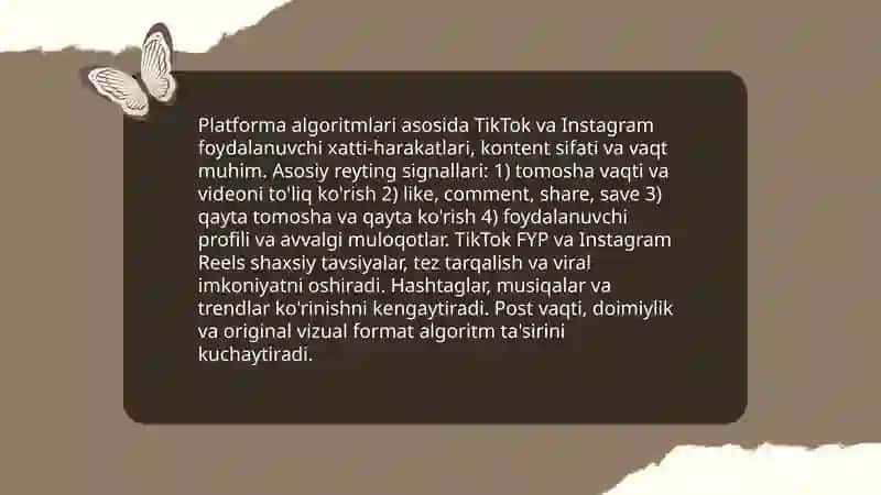 TikTok va Instagram misolida marketing kontenti 4