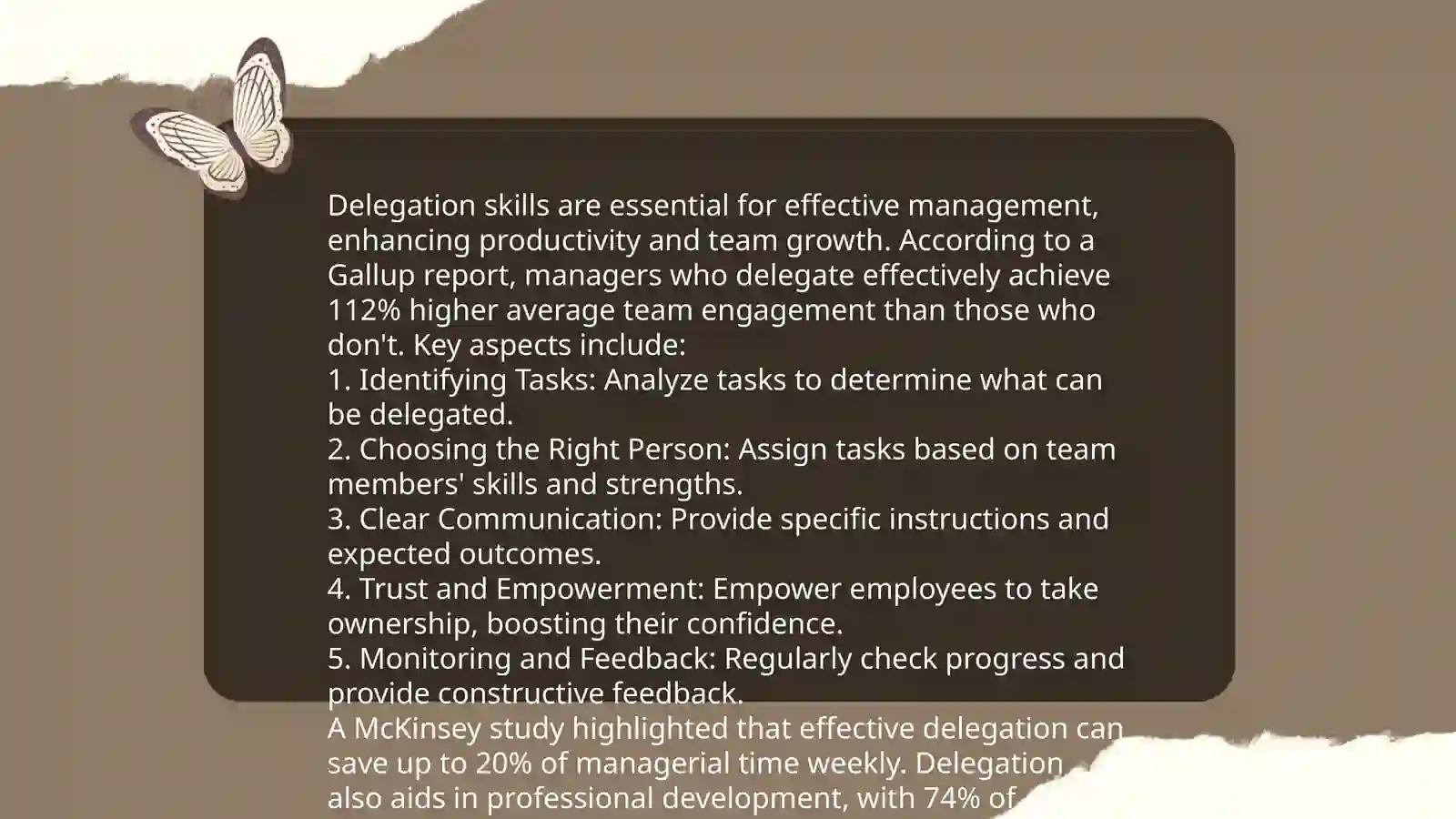 Work organization and responsibility 4