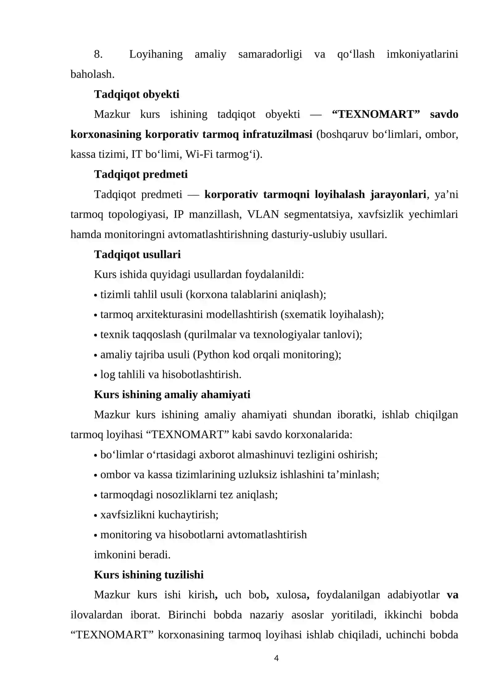 KORPORATIV TARMOQNI LOYIHALASH 4