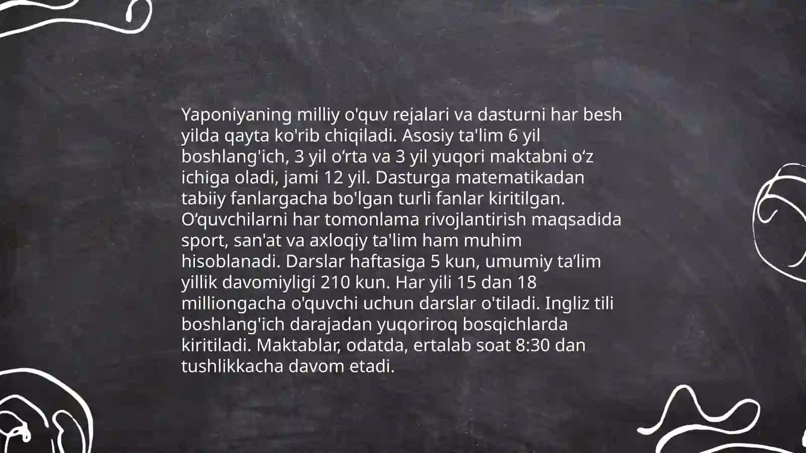 Yaponiyada ta'lim tizimi 4
