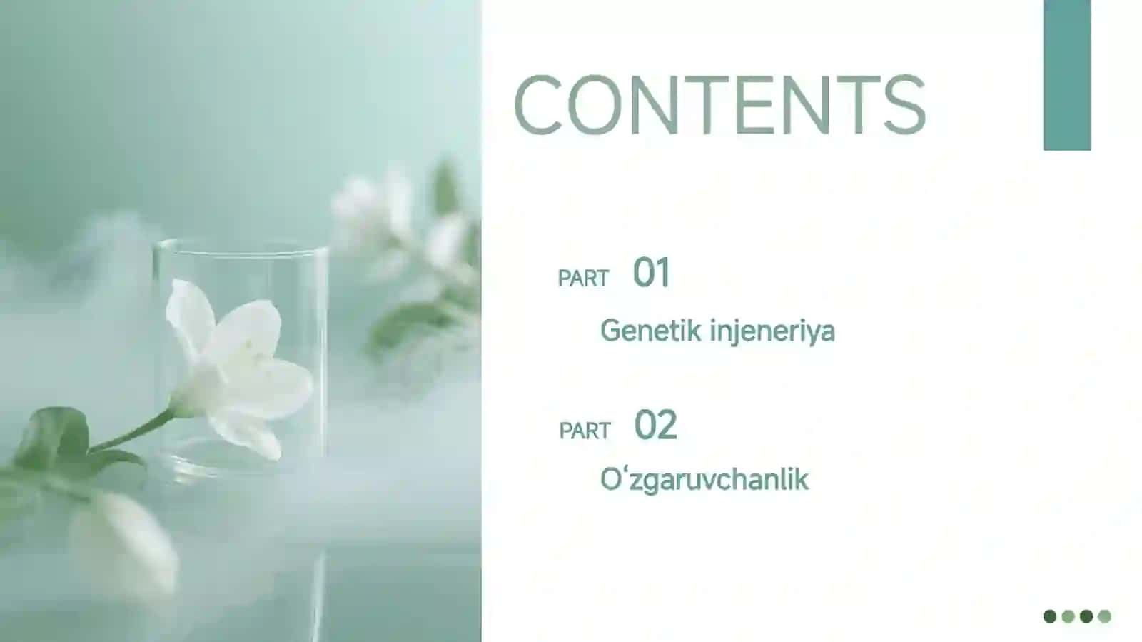 Umumiy Genetika Masalalari 4