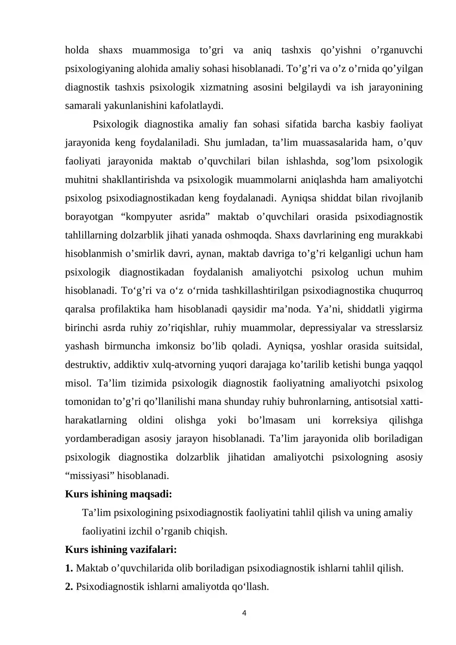 Ta’lim muassasasi psixologining psixologik diagnostika faoliyati 4