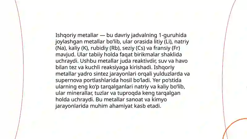 Ishqoriy metallar 4