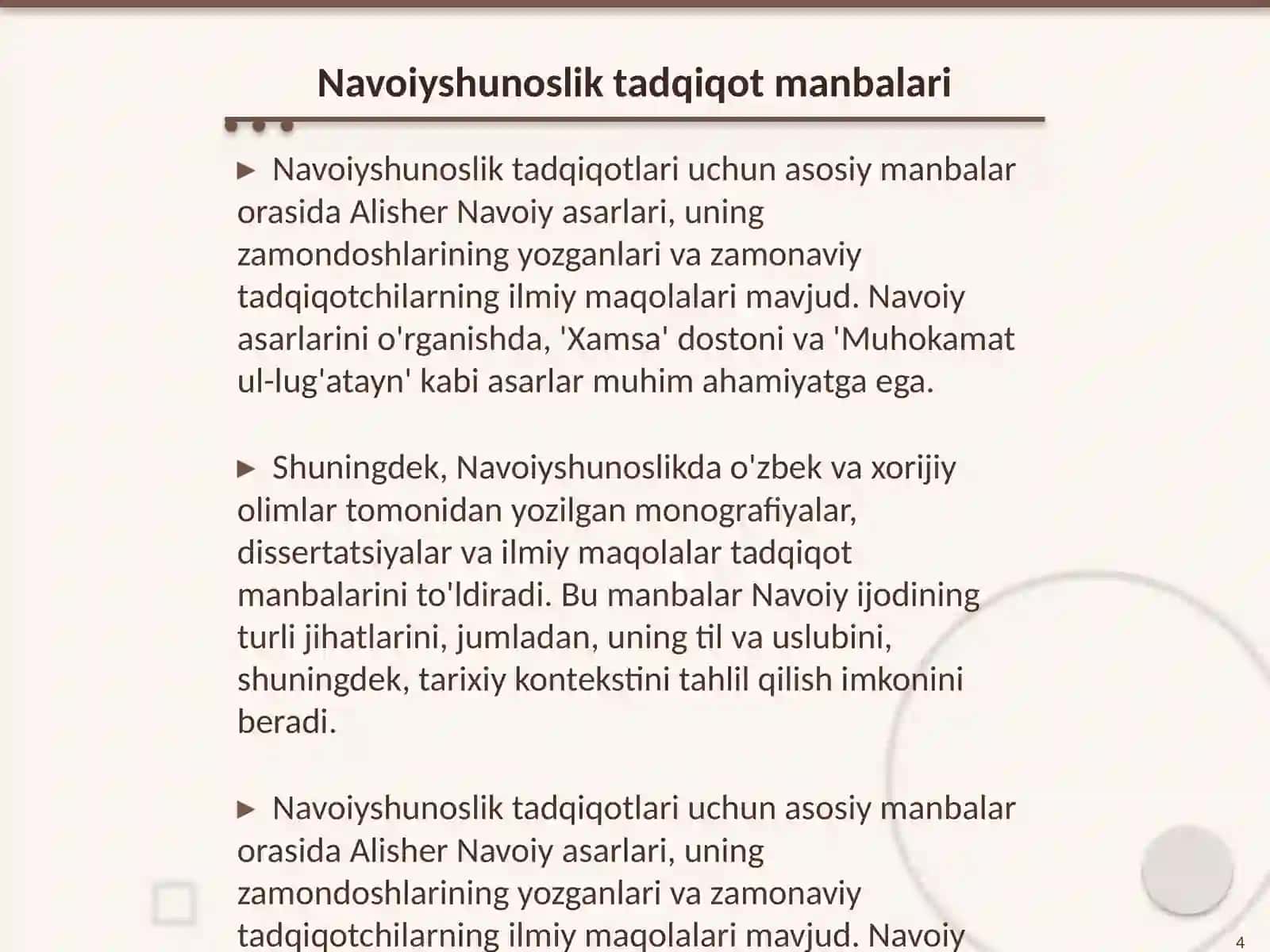 Navoiyshunoslikning tarixiy konteksti 4