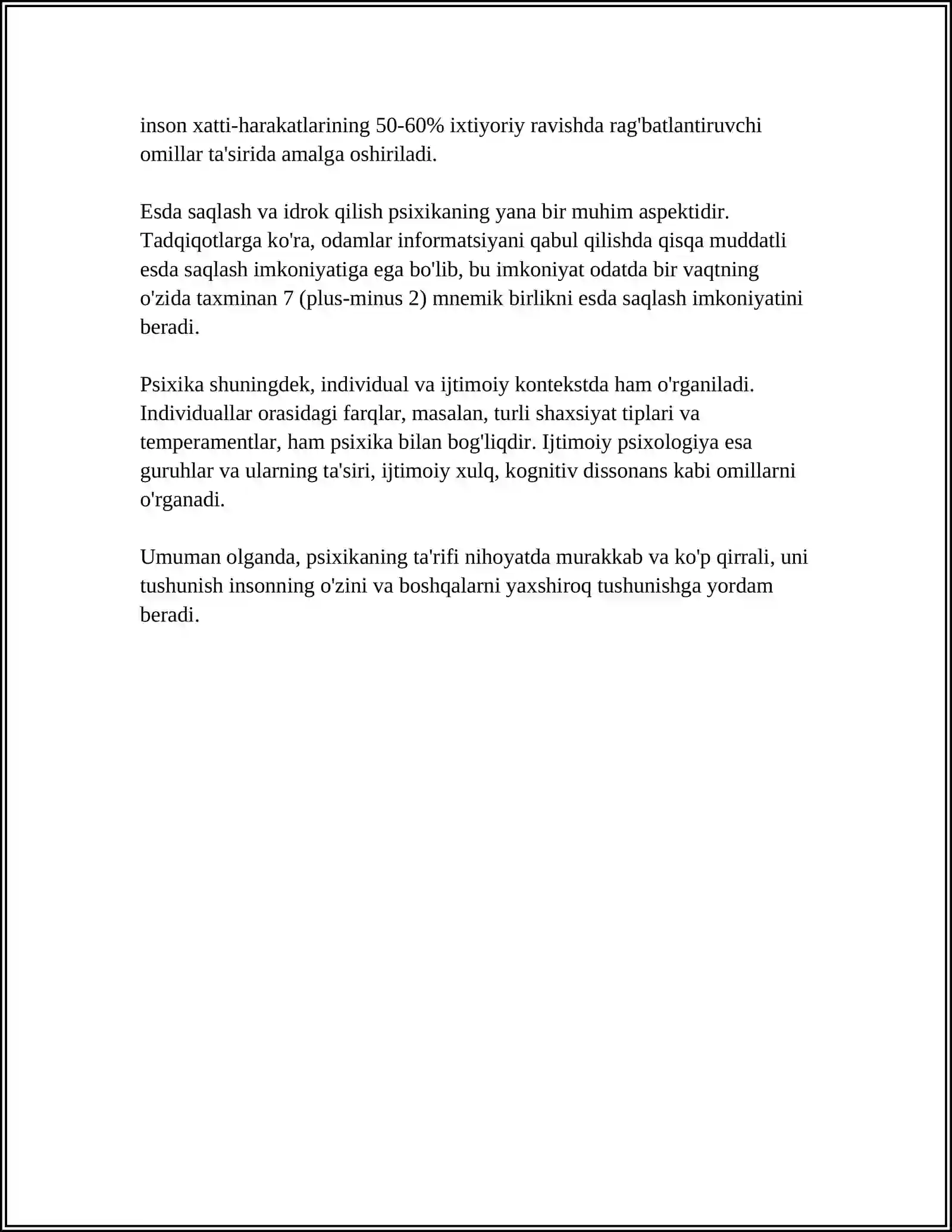PSIXIKA HAQIDA UMUMIY TUSHUNCHA 4