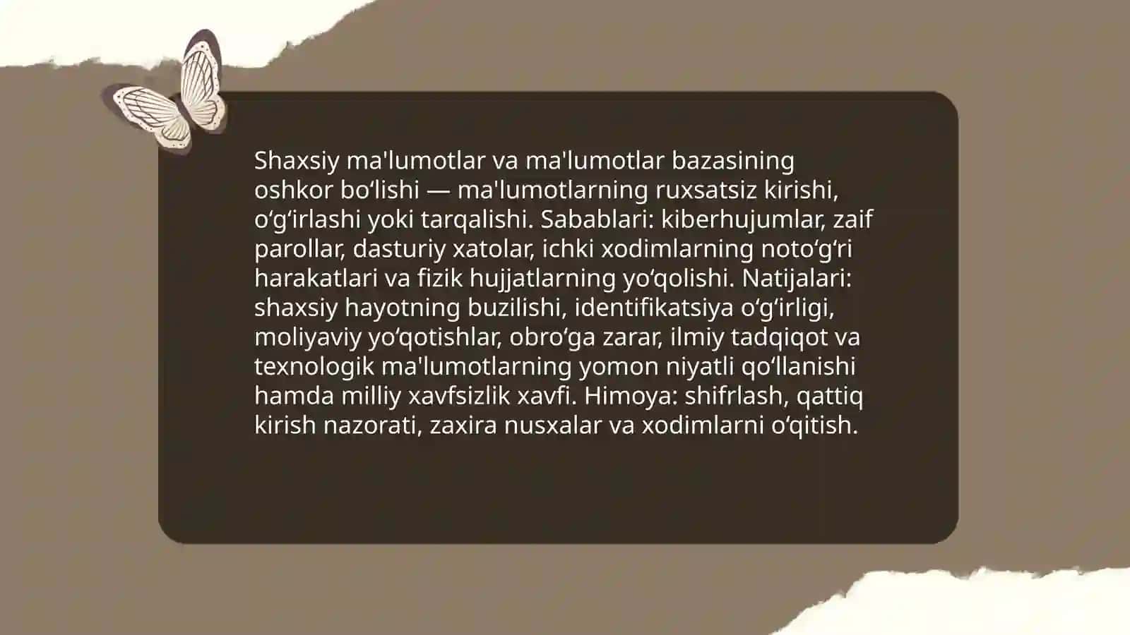 Kiberhujumlar va tarmoq funksiyalarini buzish 4