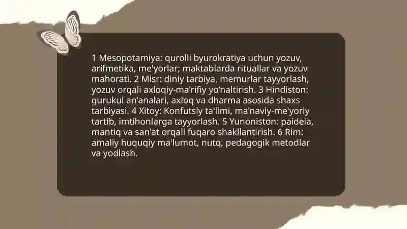 Pedagogik fikr tarixi va maktab amaliyotida o'qituvchi mahorati 4