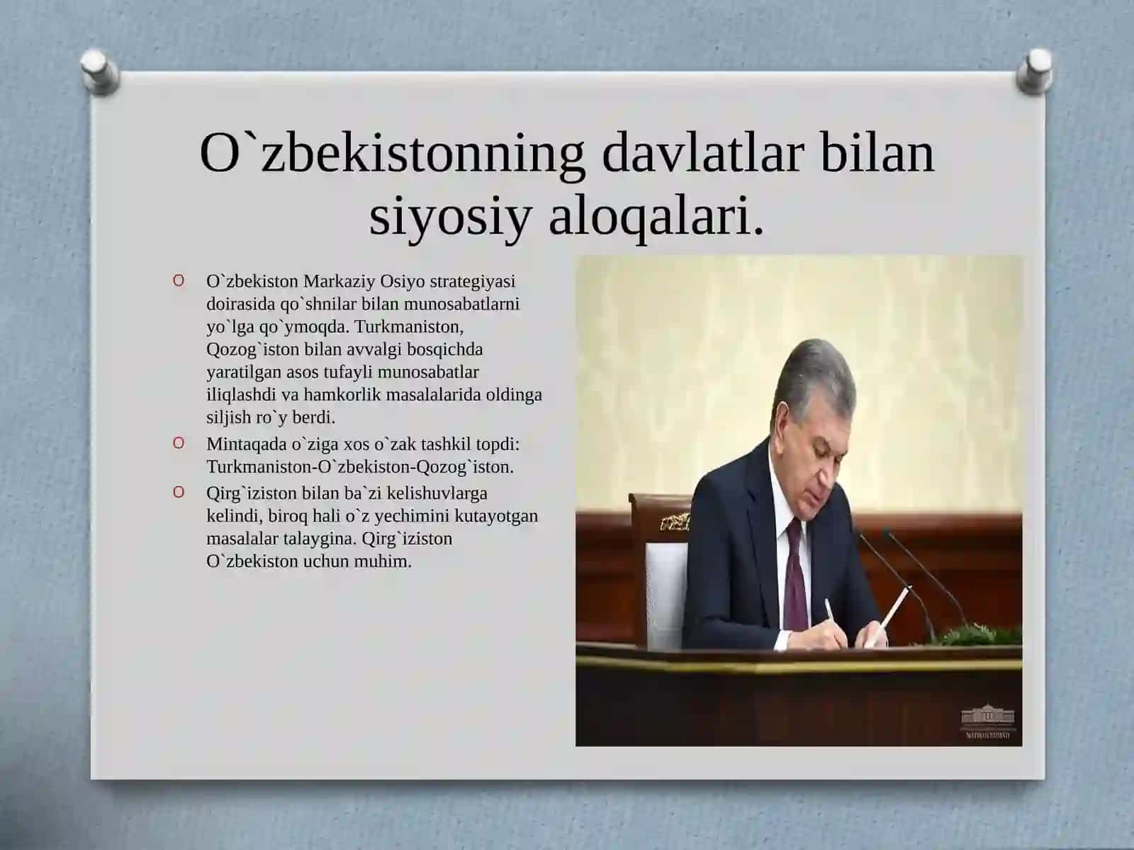 O`ZBEKISTONDA AMALGA OSHIRALOYGAN ISLOHOTLARNING YANGI BOSQICHLARI 4