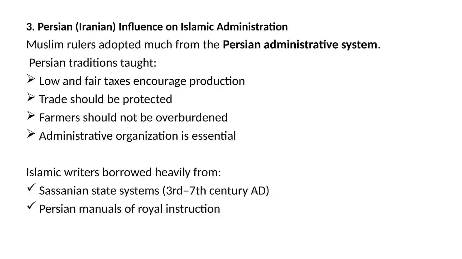 The Tradition of Economic Thought Arab-Islamic World 4