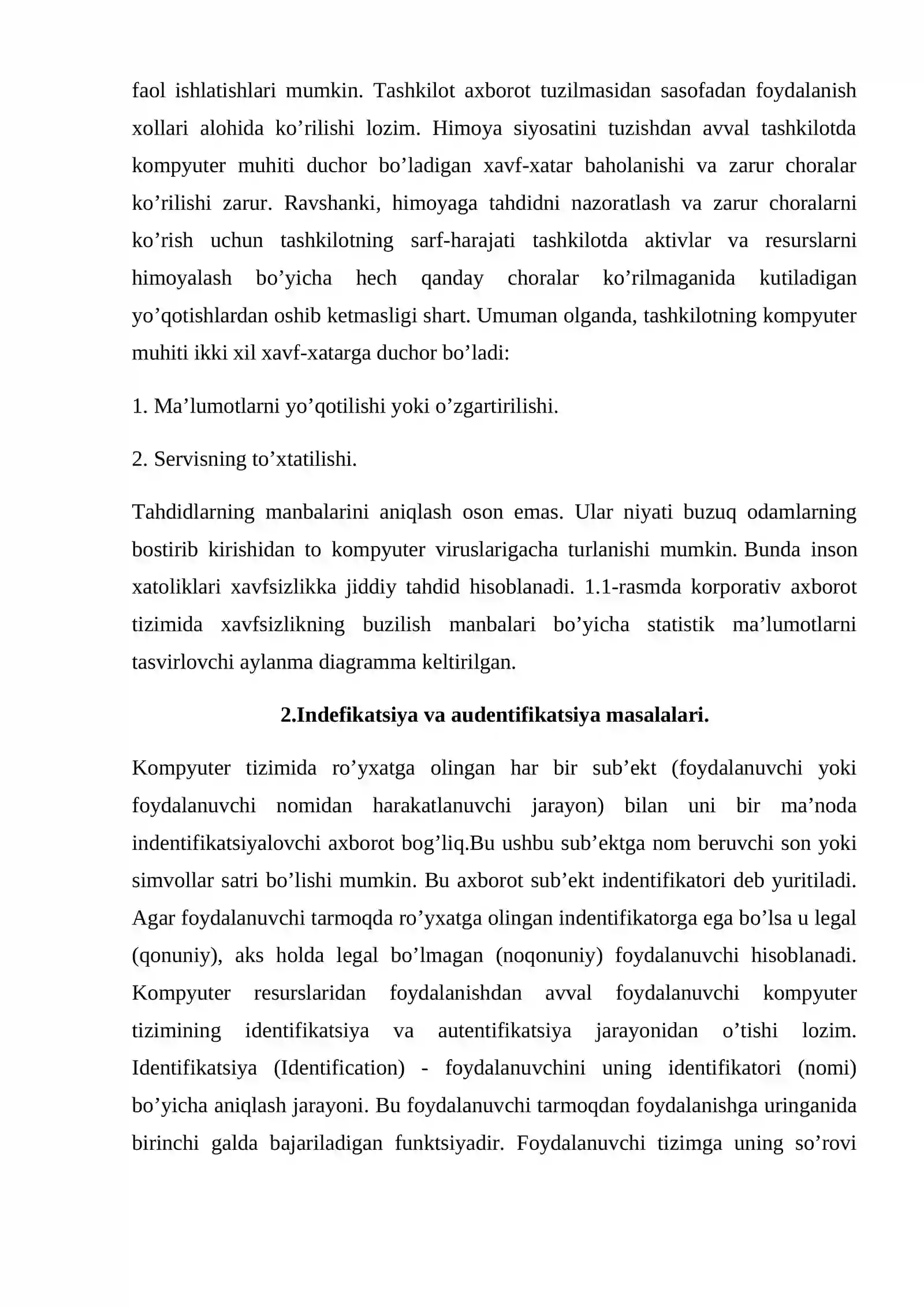 Axborot xavfsizligi va uni himoyalash 4