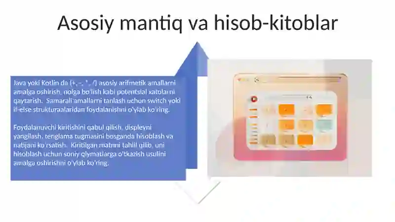 Android studioda kalkulyator dasturini yaratish 4