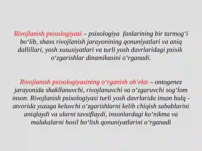 Rivojlanish psixologiyasi va pisixadiagnostik usullar 4