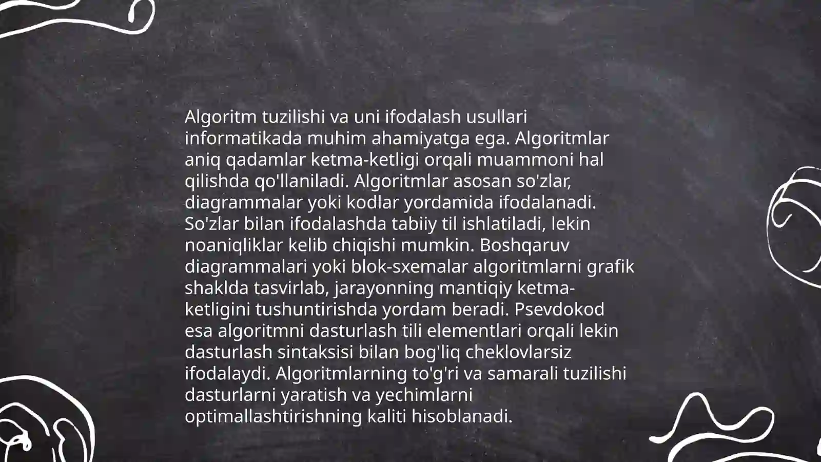 Algoritmlar va ularning mohiyati 4