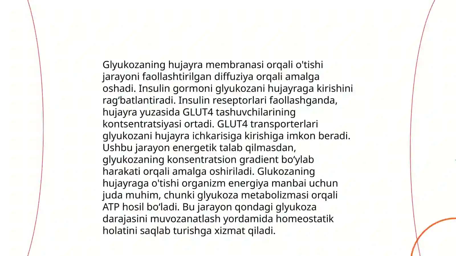 Glukoza tashuvchilari tushunchasi 4