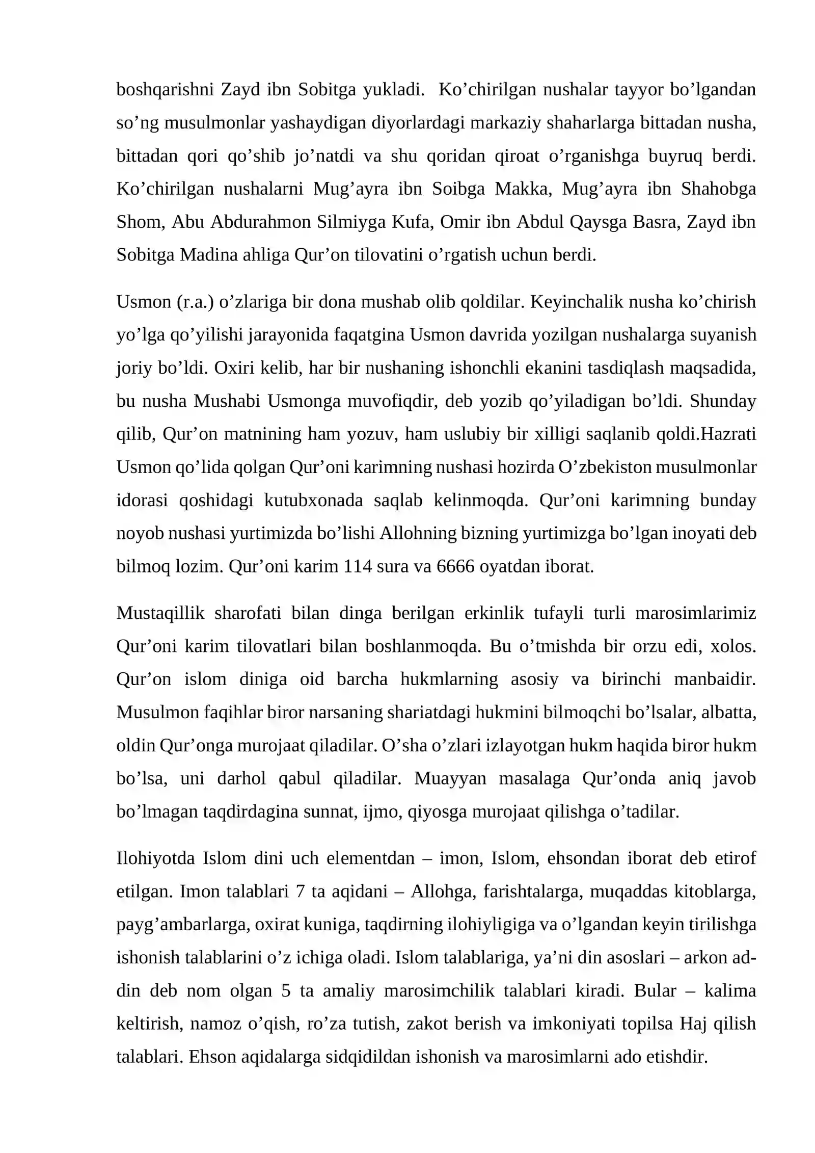 ISLOM DINI TARIXI VA FALSAFASI 4