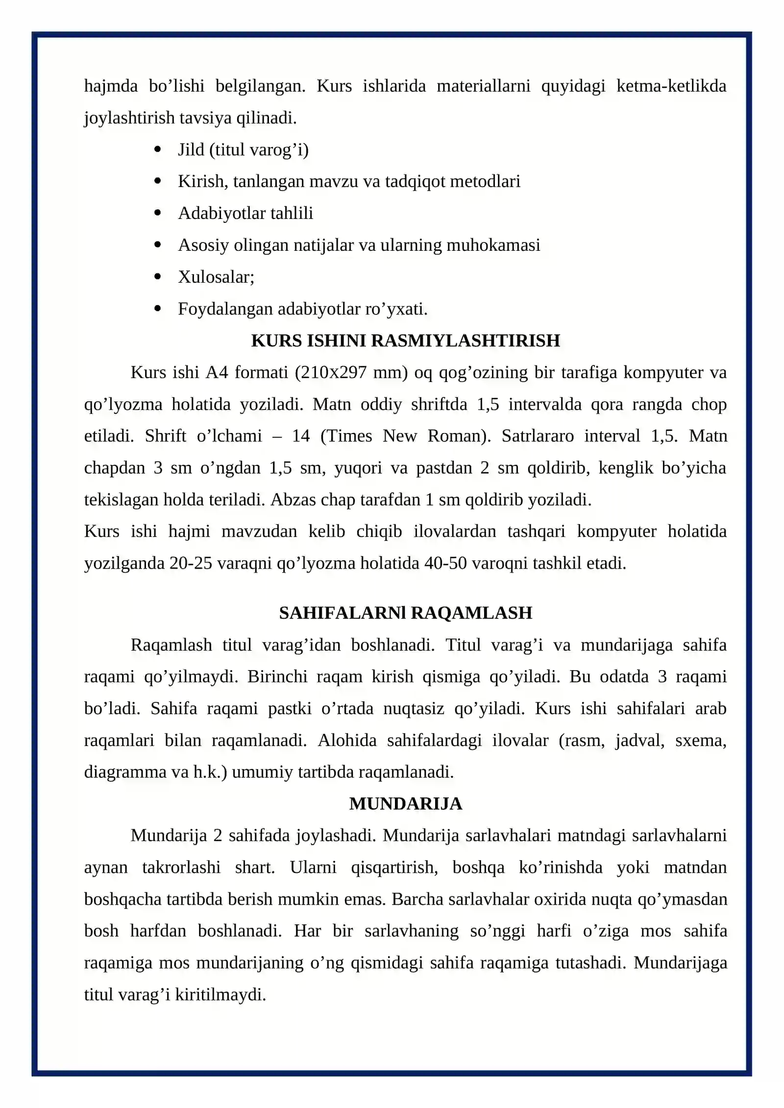ZOOLOGIYА FANI KURSLARI 4