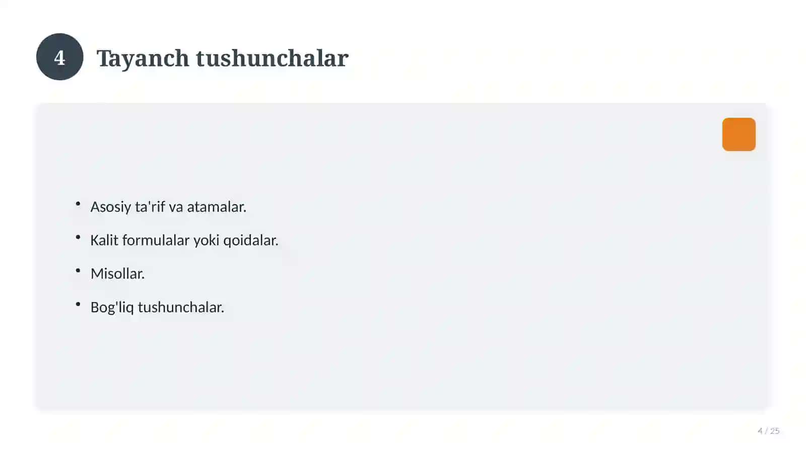 Biologiya fanidan 5-sinf: slayd-taqdimot (dars uchun) 4