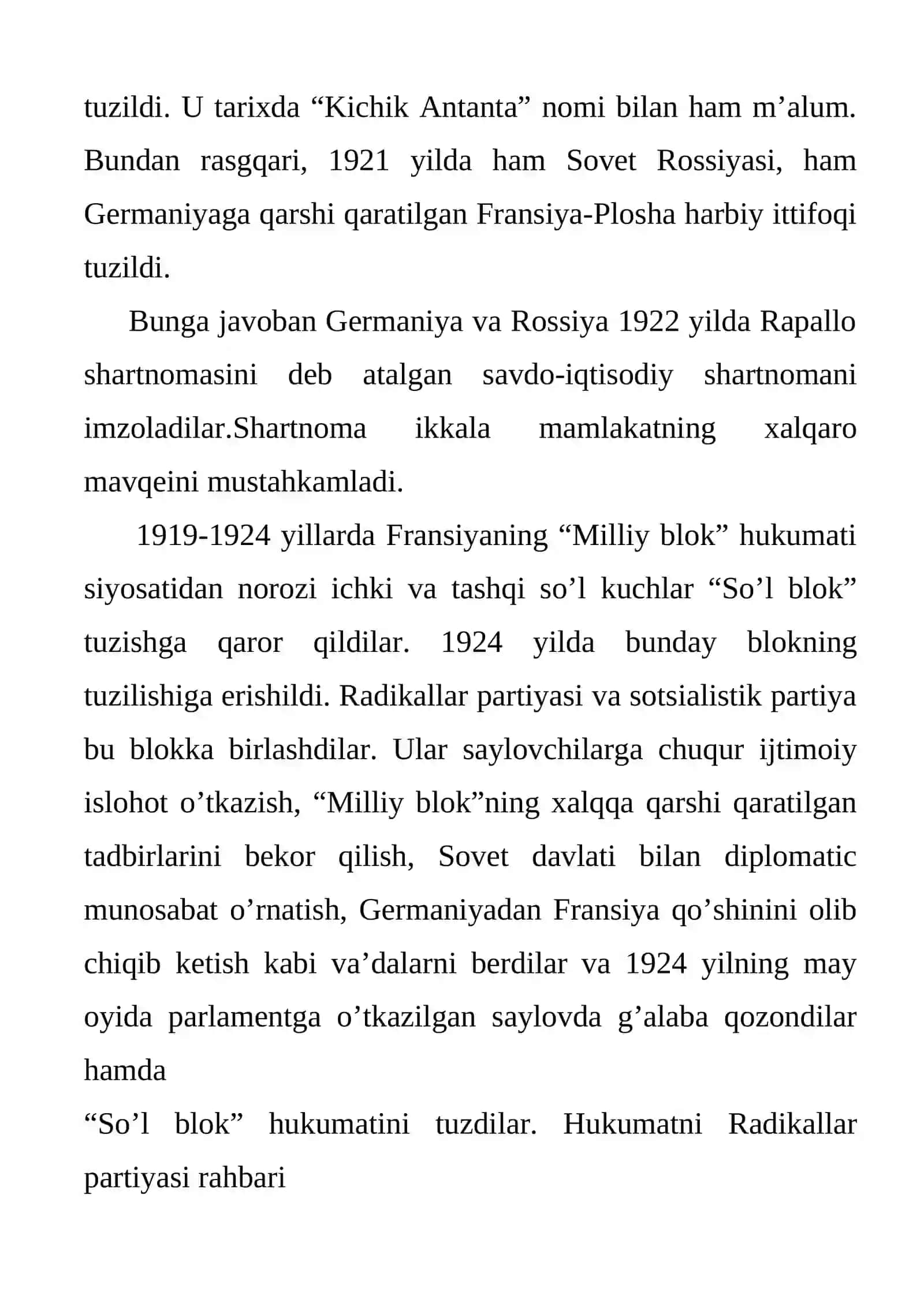 1918-1939 - yillarda Fransiya 4