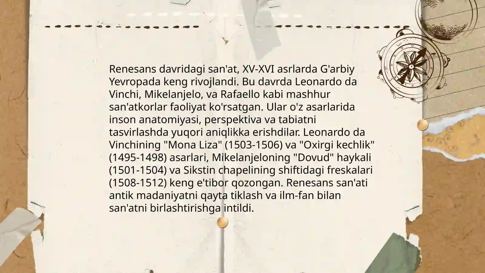 Renesans uygʻonish davri 4