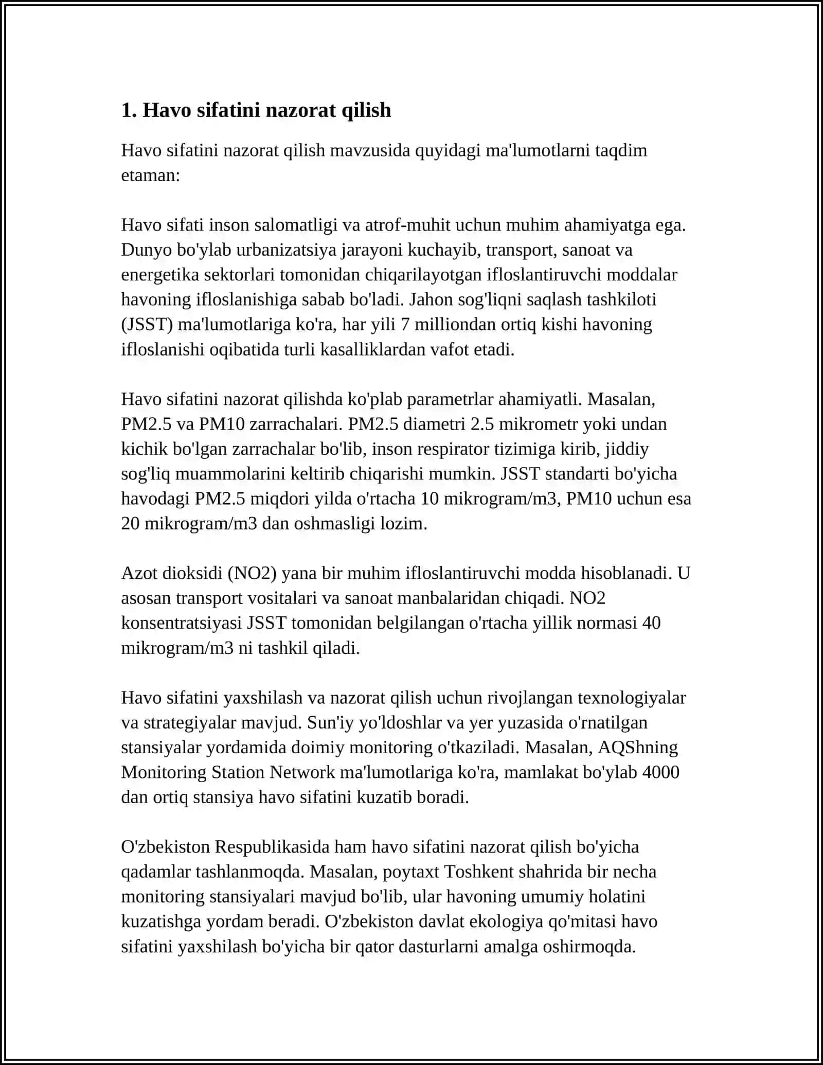 TUPROQLARNI MUHOFAZA QILISH VA EKOLOGIK MONITORING OLIB BORISH 4
