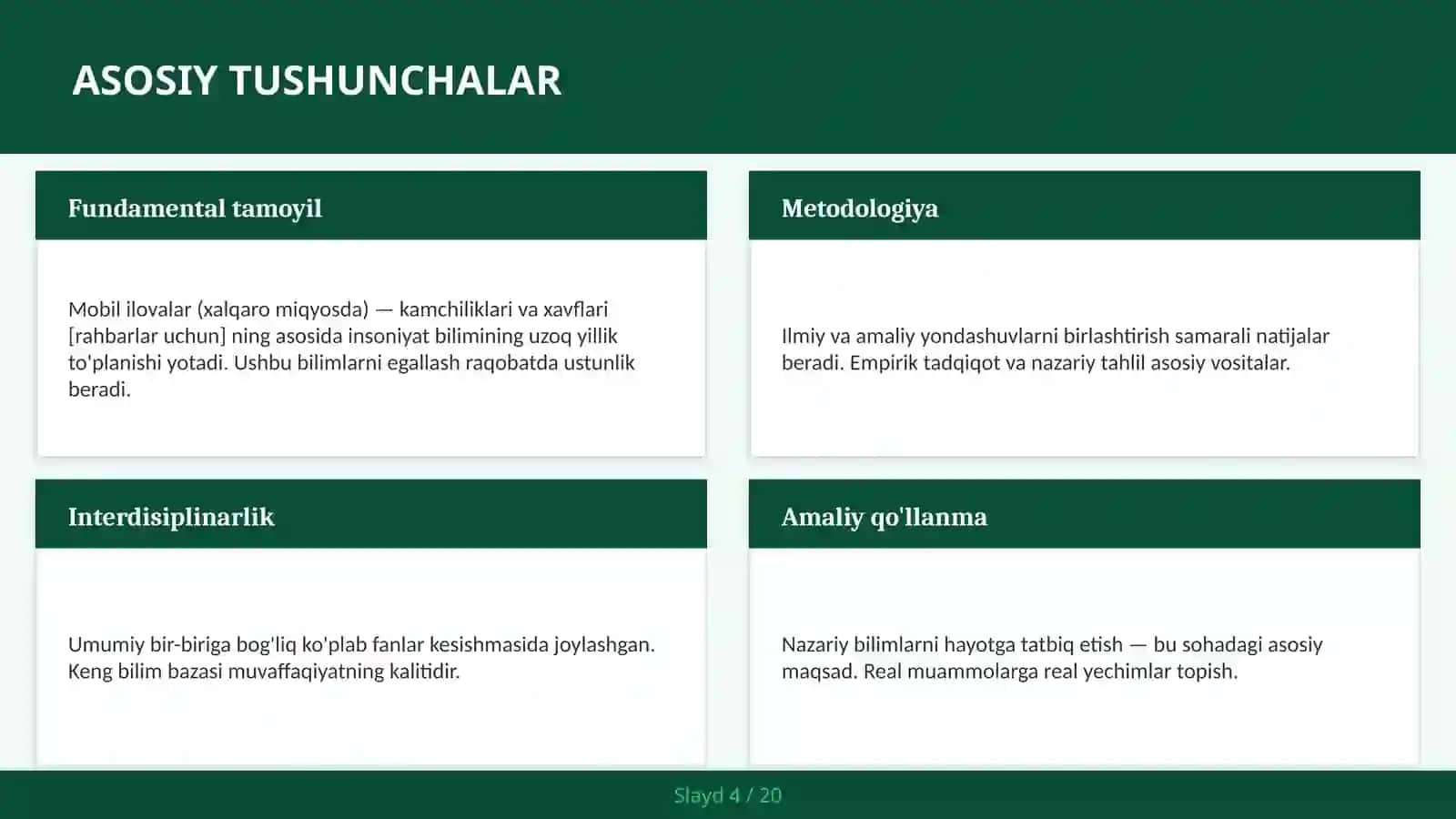 Mobil ilovalar (xalqaro miqyosda) — kamchiliklari va xavflari [rahbarlar uchun] 4