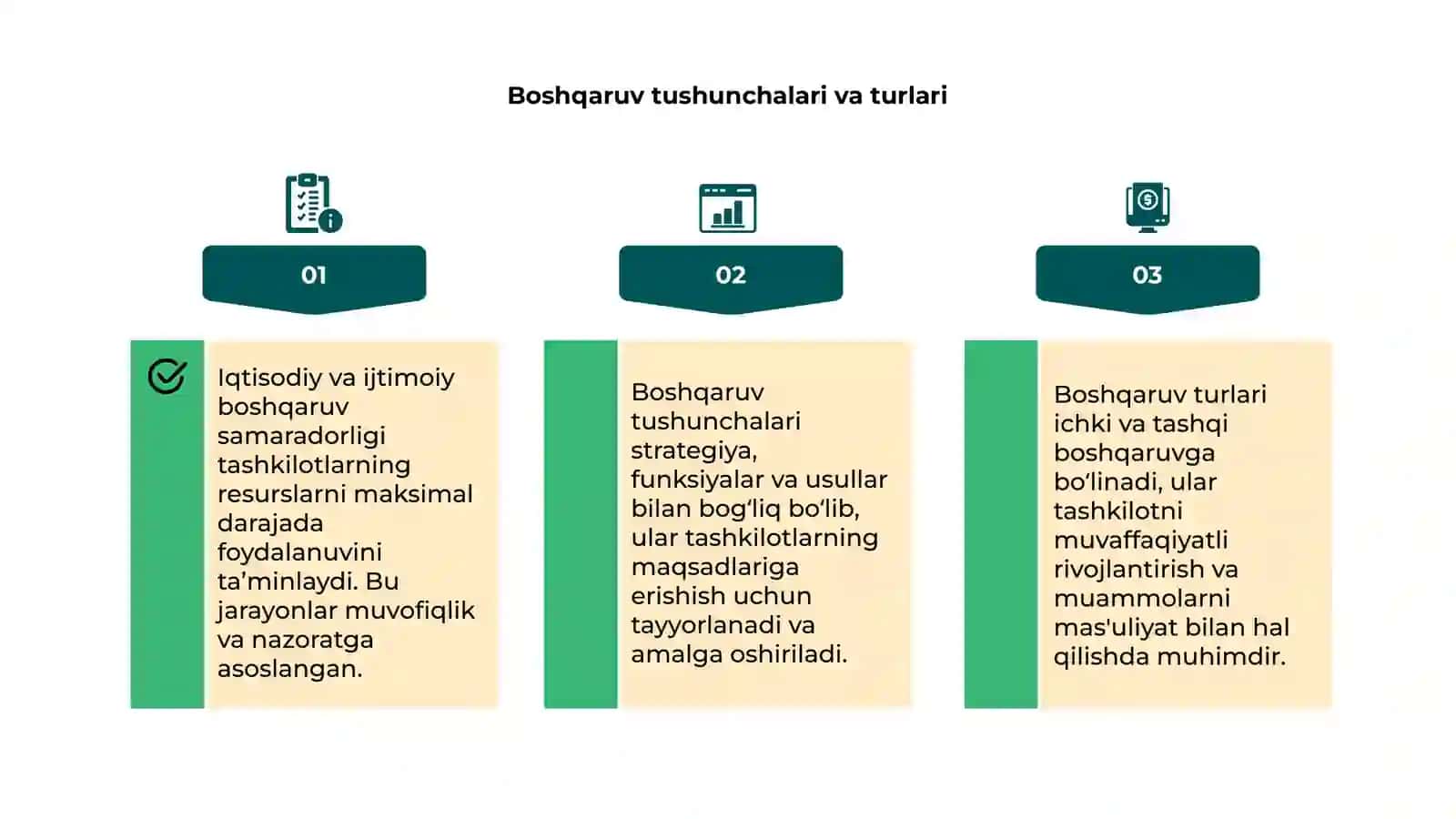 Iqtisodiy va ijtimoiy boshkaruv samaradorligi tushunchalari 4