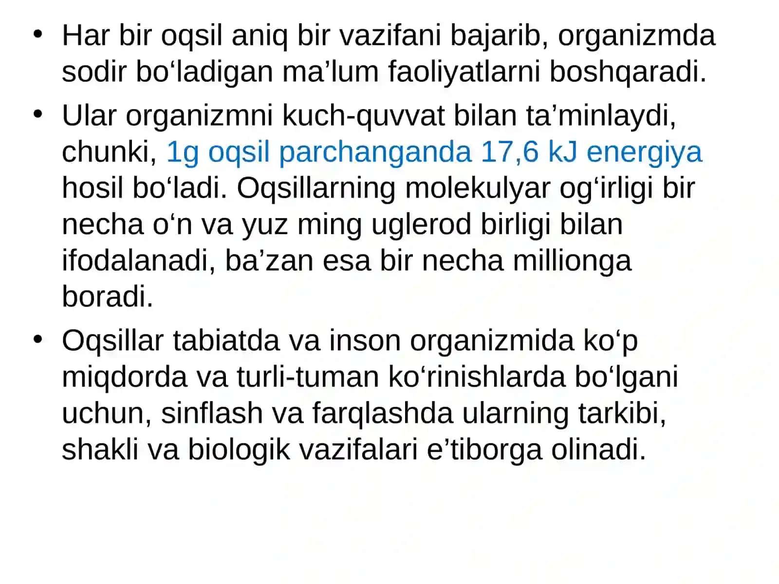 Тошкент Педиатрия Тиббиёт институти “Кимё, биологик кимё ва молекуляр биология”кафедраси 4