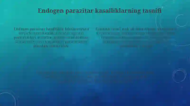 Endogen parazitar kasalliklar 4