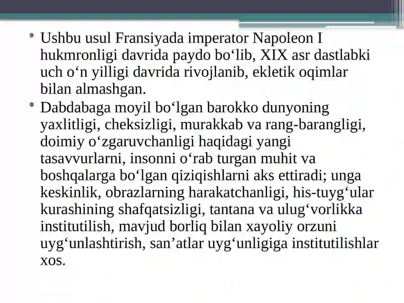 Barokko uslubi 4