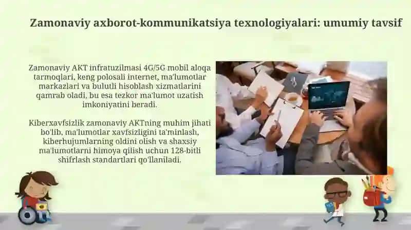 Zamonaviy axborot-kommunikatsiya texnologiyalaridan foydalanish imkoniyatlarinitahliletish 4