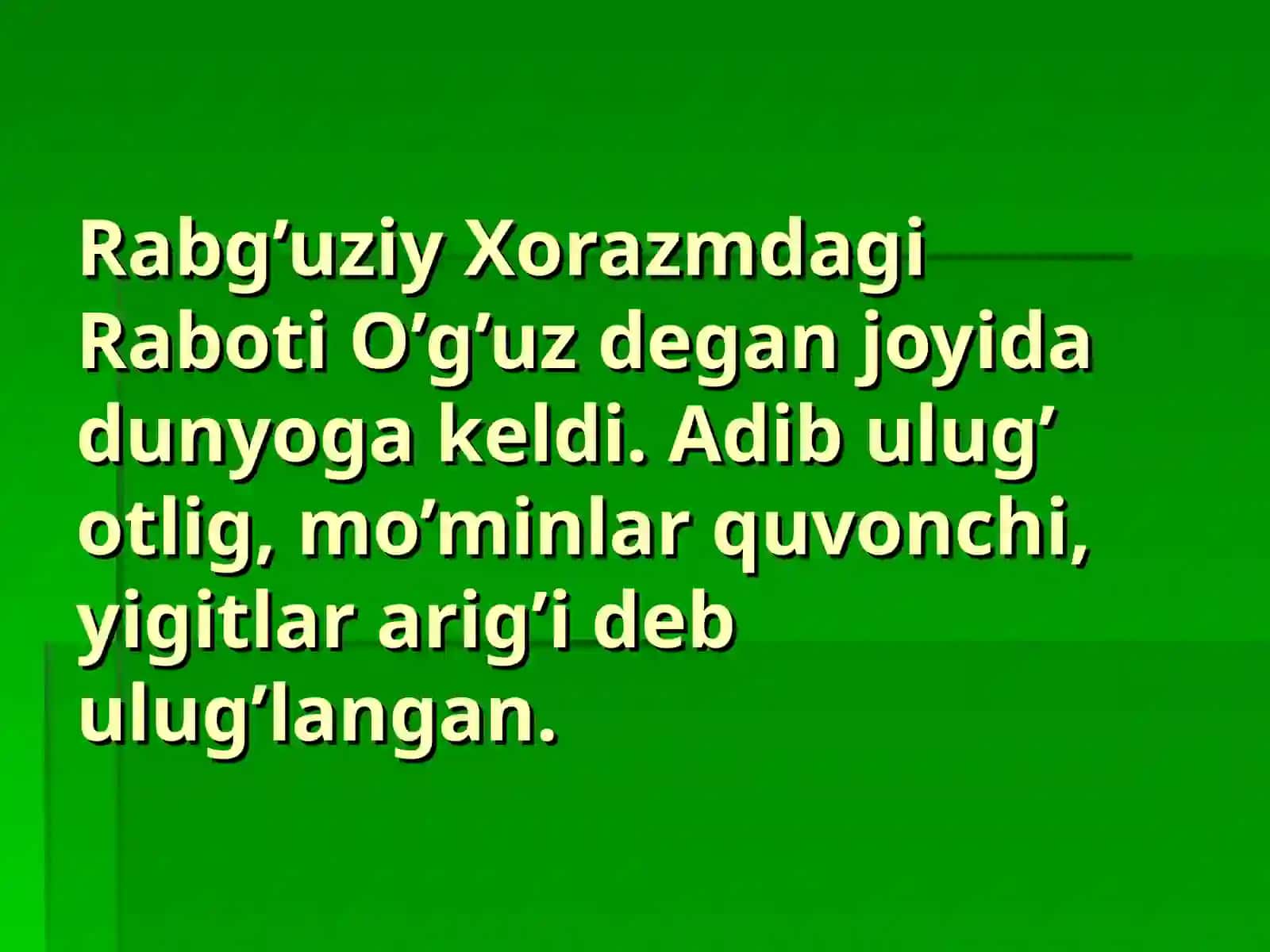 Qisasi Rabg’uziy 4