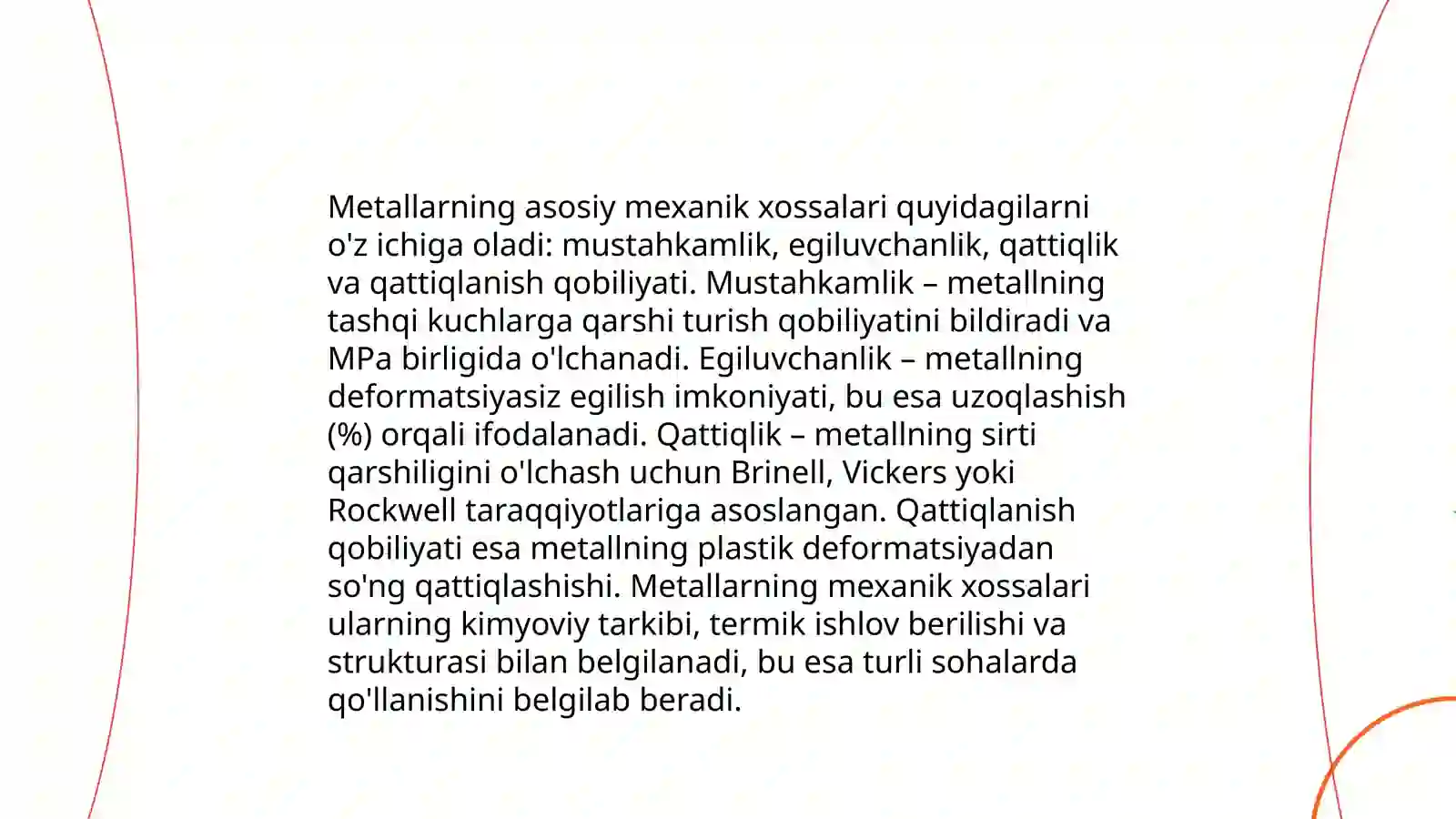 Metallarning mexanik xossalari 4