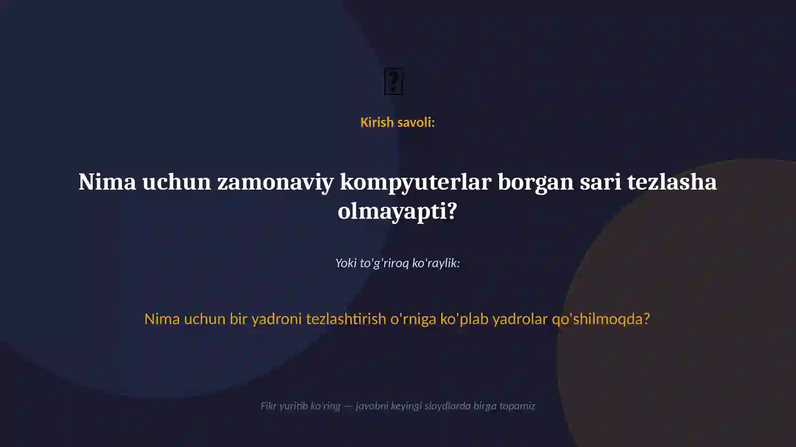 PARALLEL HISOBLASH ASOSLARI 4
