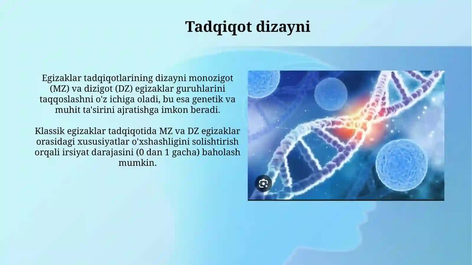 Egizaklar usuli: Ta'rif va asosiy tushunchalar 4