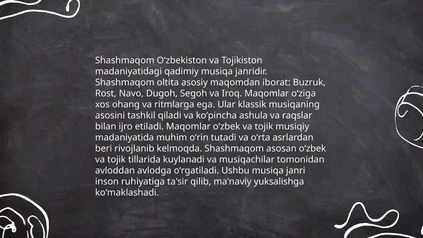 Shashmaqom va maqom 4