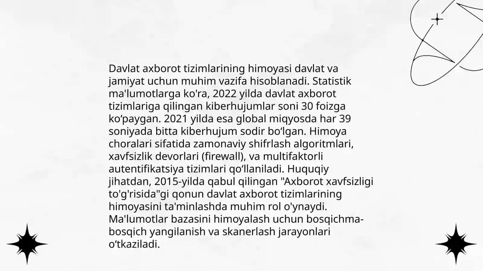 Kiberavfsizlikning davlat siyosatidagi orni 4