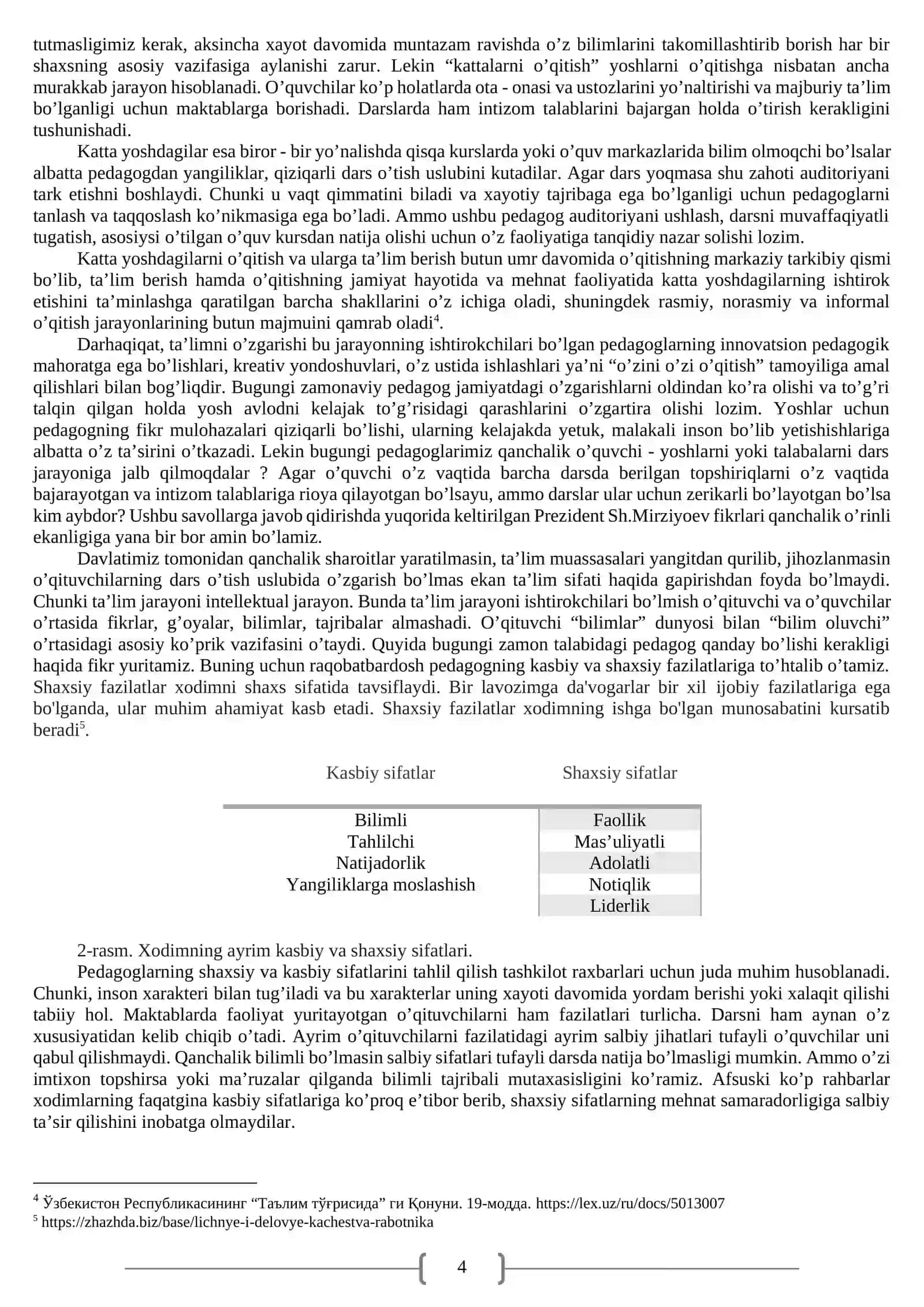 MAVZU. HR Menejment, Pedagoglarni Boshqarishda Ijtimoiiy Muloqot Instrumentlari 4
