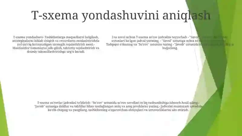 3 Yosh Inqirozi BoʻYicha T Sxemasi Jadvalini Tayyorlash Va ToʻLdirish 4