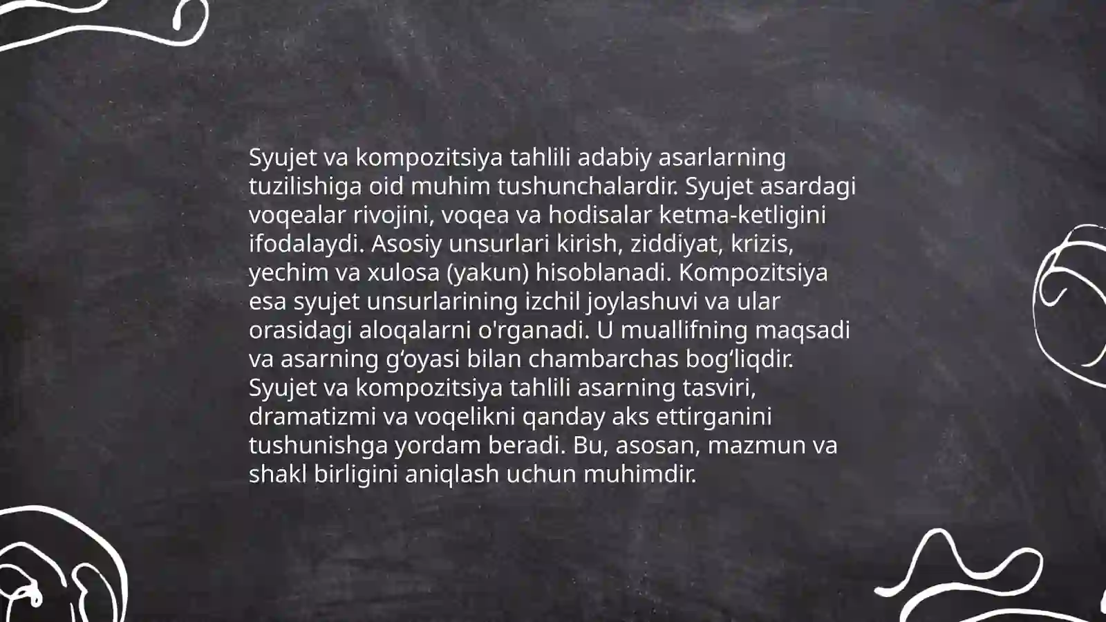 Drammatik asarlarni tahlil qilish metodikasi 4