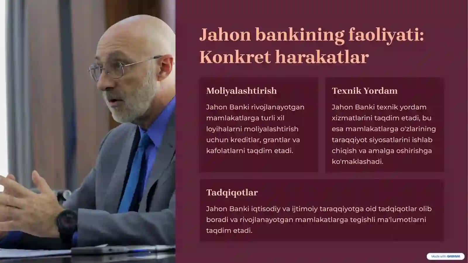 Jahon Banki: Global taraqqiyotga hissa qo'shuvchi tashkilot 4